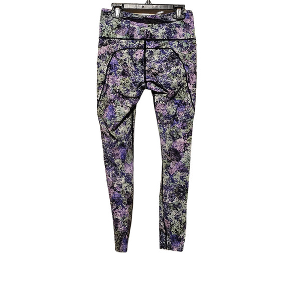 Lululemon Wunder Under Hi-Rise Tight Heathered Stony Grape/Black - Picture 5 of 8